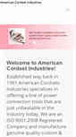 Mobile Screenshot of americancordset.com